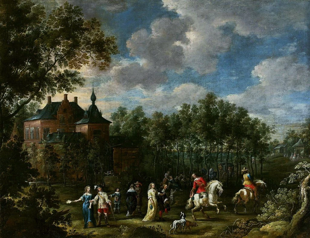 Un incontro socievole in un parco - National Museum in Warsaw